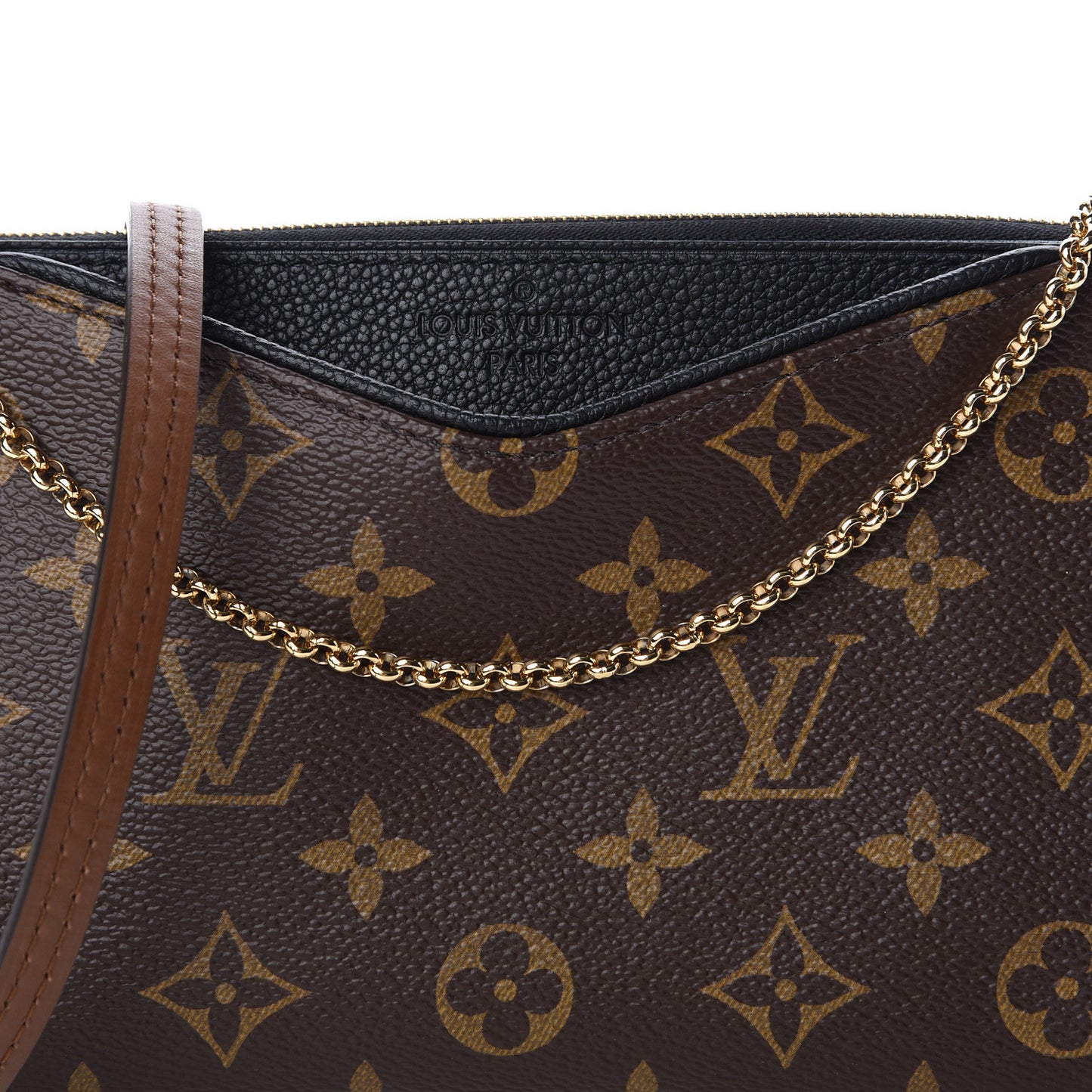 Monogram Pallas Clutch Black