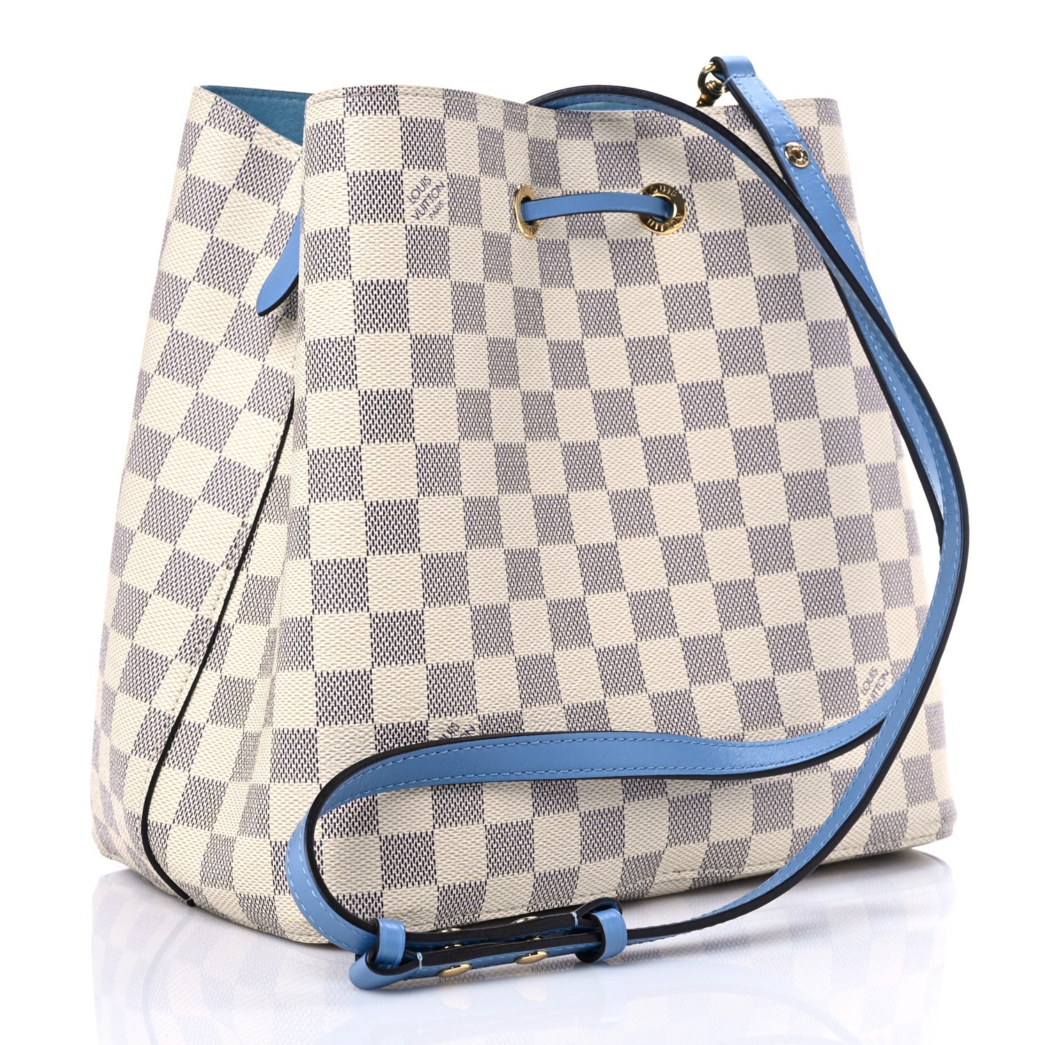Louis Vuitton Damier Azur Neonoe MM Bleuet 3 of 9