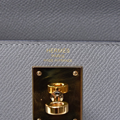 Hermes Epsom Kelly Sellier 28 Gris Mouette 18 of 39