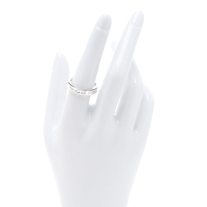 Tiffany Sterling Silver Narrow 1837 Band Ring 57 8 2 of 5