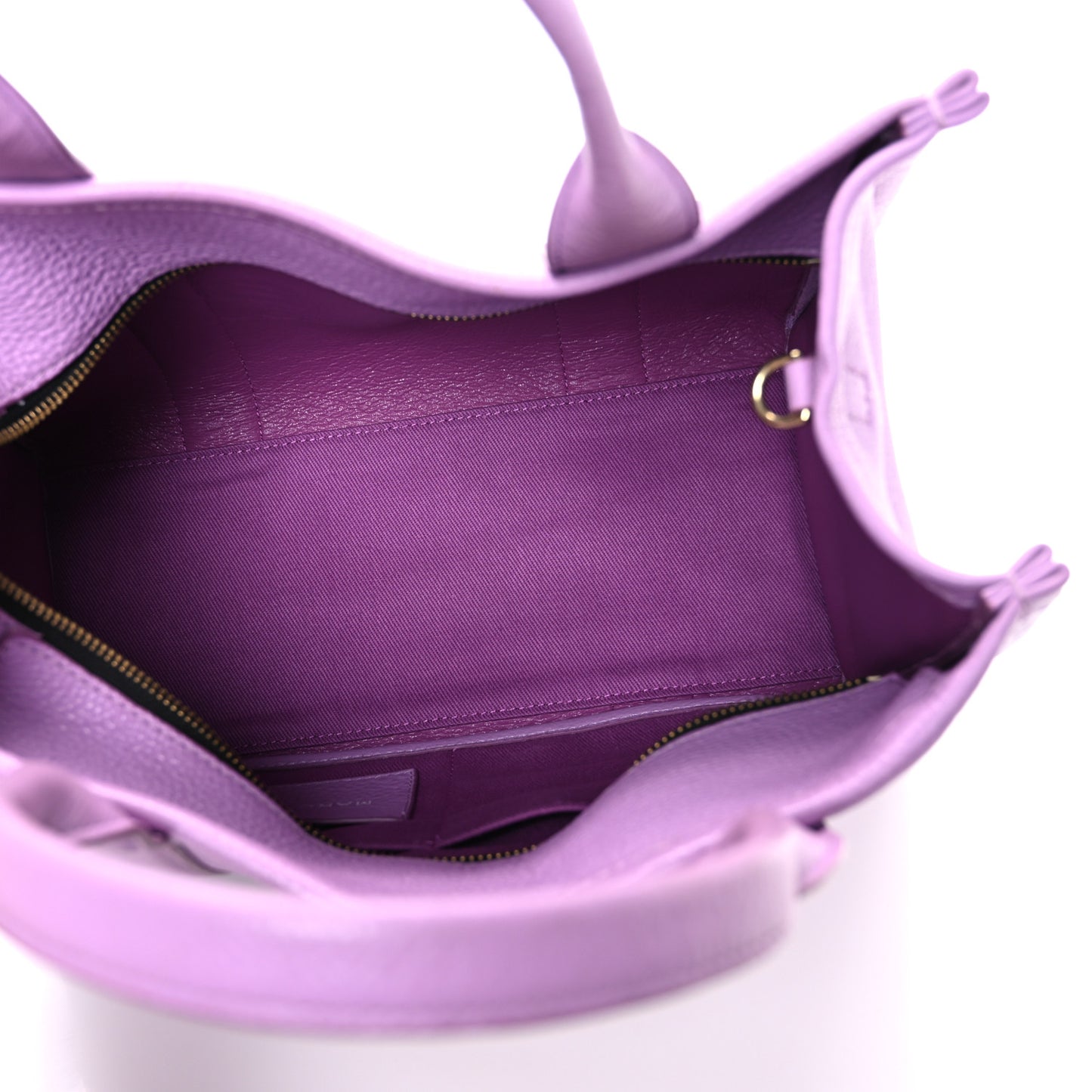 Grained Calfskin Medium The Tote Bag Regal Orchid