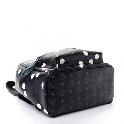 MCM Wrinkled Visetos Small Craig & Karl Beyond Snowdome Backpack Black 3 of 8