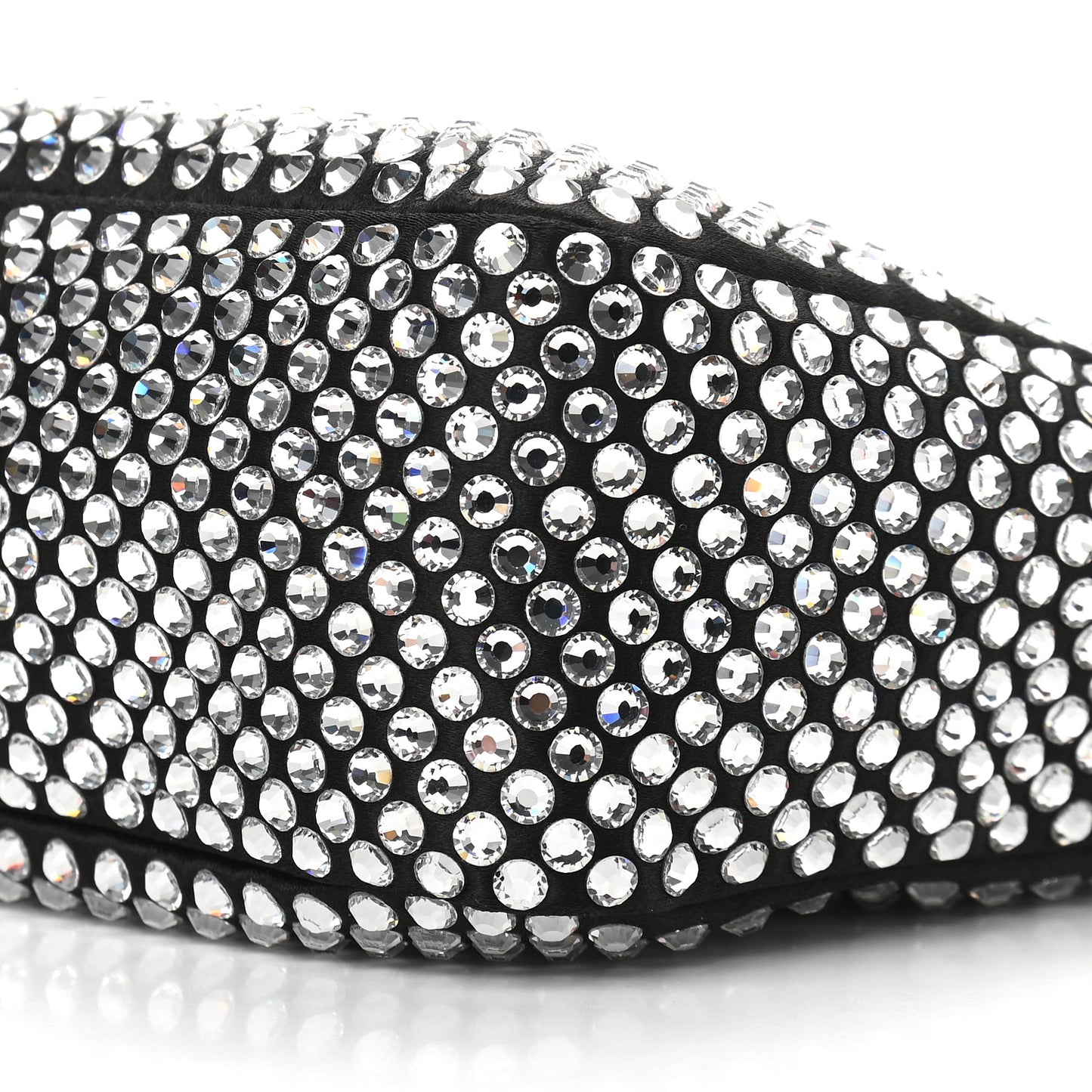 Satin Crystal Mini Re-Edition 2000 Bag Cristal
