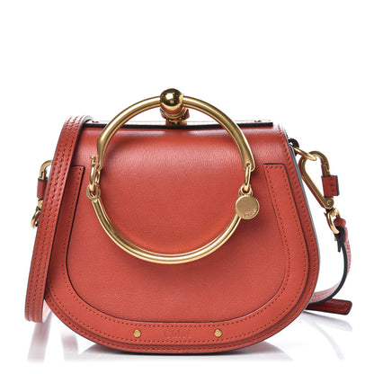 Chloe Calfskin Small Nile Bracelet Bag Earthy Red 1 of 7