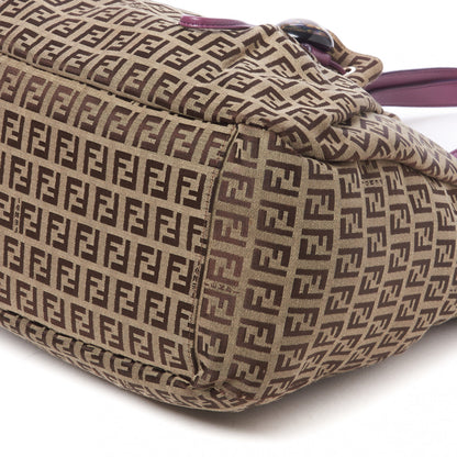 Fendi Zucchino Tote Tobacco Purple 4 of 8