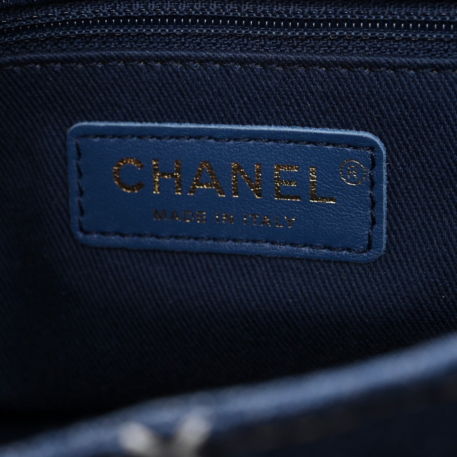 Chanel Denim Quilted Medium Denim Trip Single Flap Blue 6 of 10
