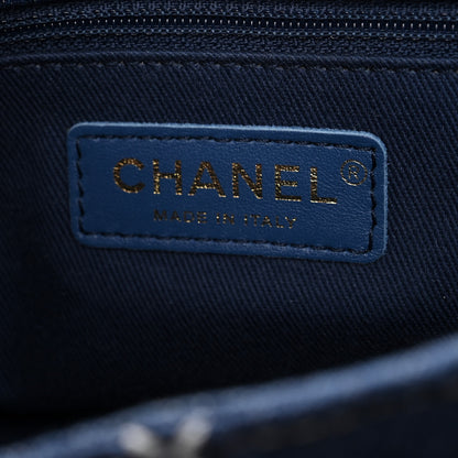 Chanel Denim Quilted Medium Denim Trip Single Flap Blue 6 of 10