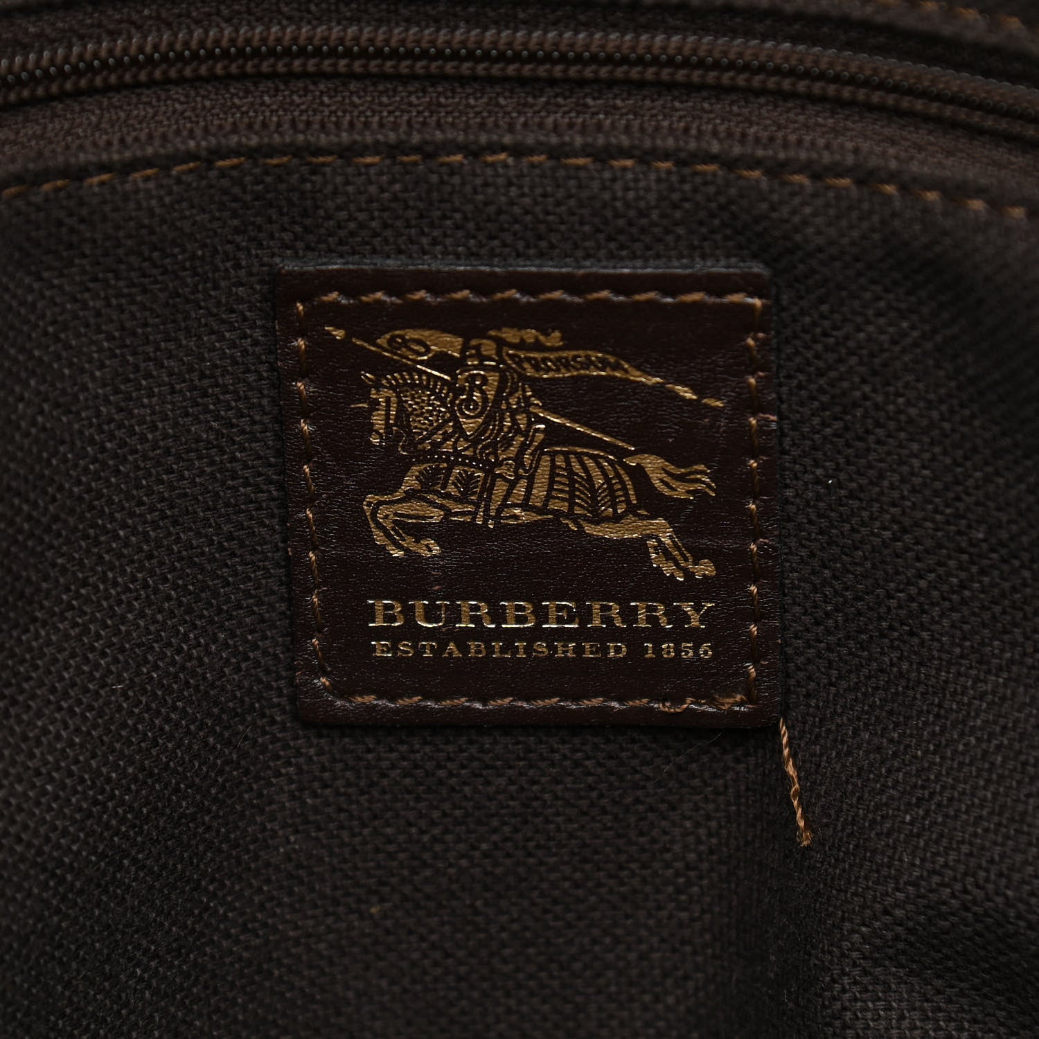 Burberry Haymarket Check Tote Chocolate 10 of 16