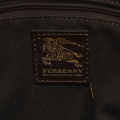 Burberry Haymarket Check Tote Chocolate 10 of 16