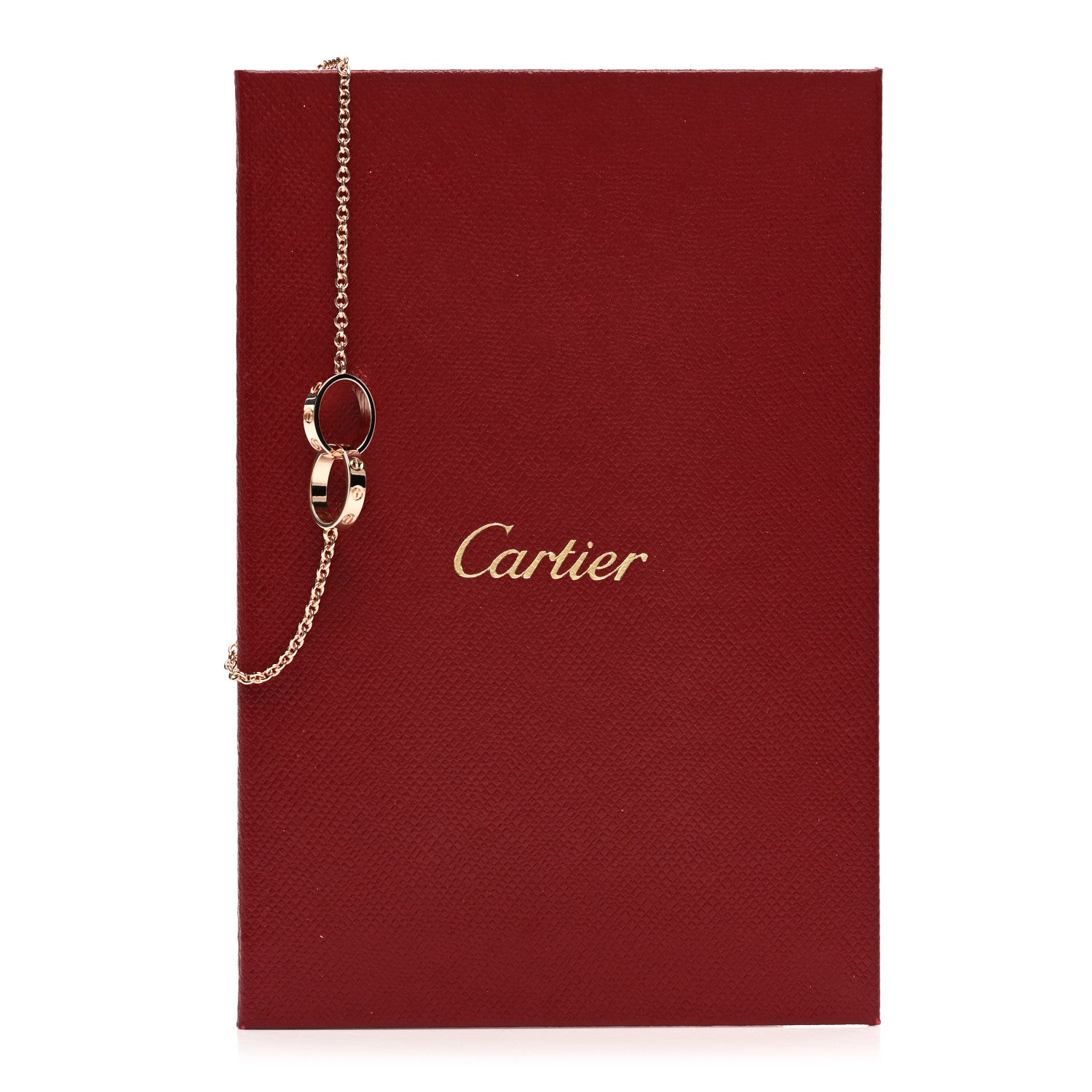 Cartier 18K Pink Gold Interlocking LOVE Bracelet 4 of 4
