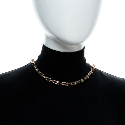 Tiffany 18K Rose Gold Medium HardWear Link Necklace 2 of 6