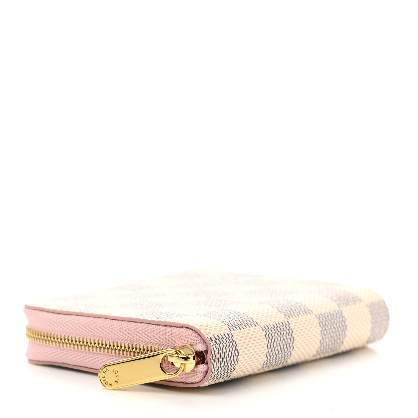 Damier Azur Zippy Coin Purse Rose Ballerine