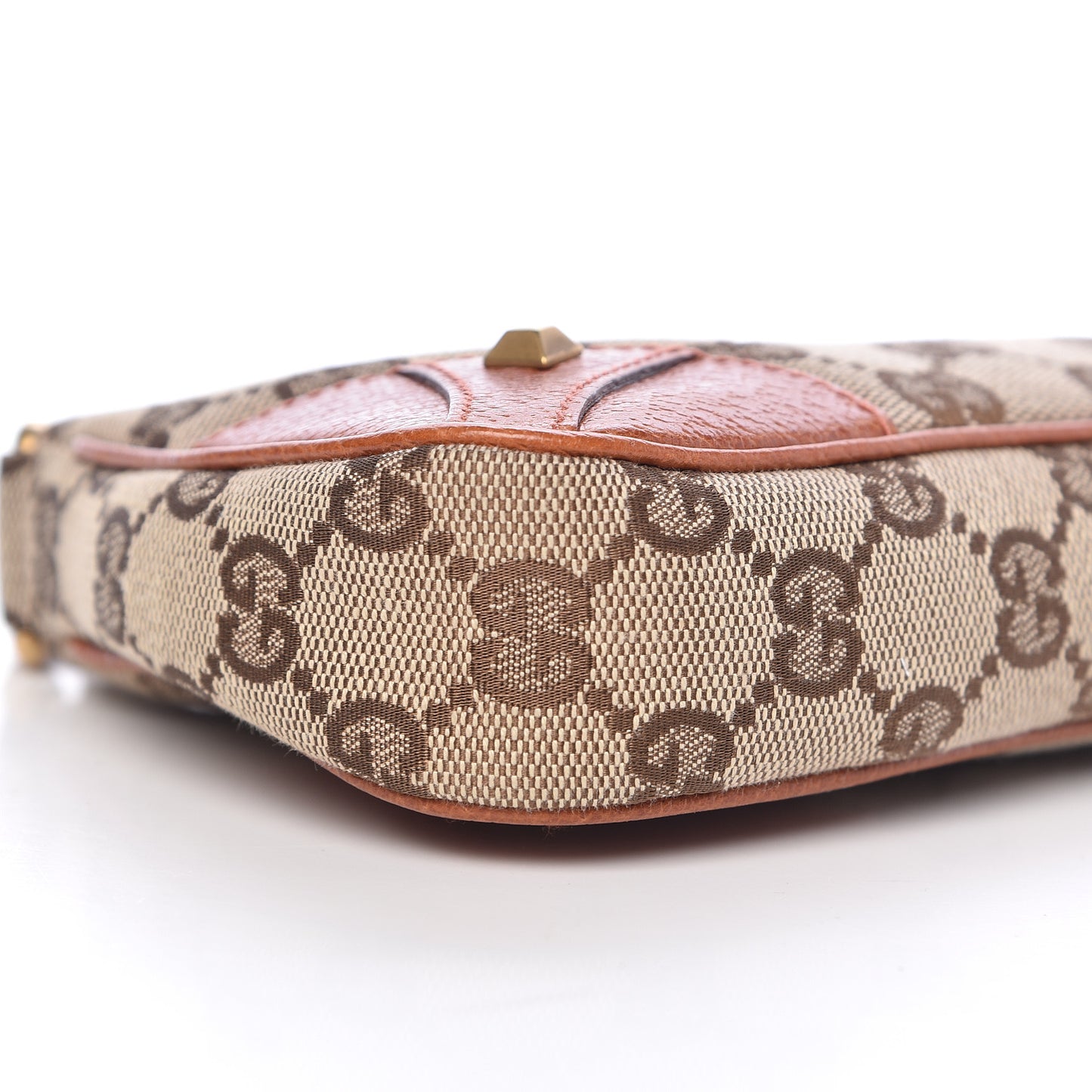 Monogram Horsebit Nail Chain Pochette Orange