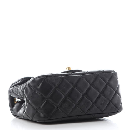 Chanel Lambskin Quilted Mini Pearl Crush Flap Black 4 of 9