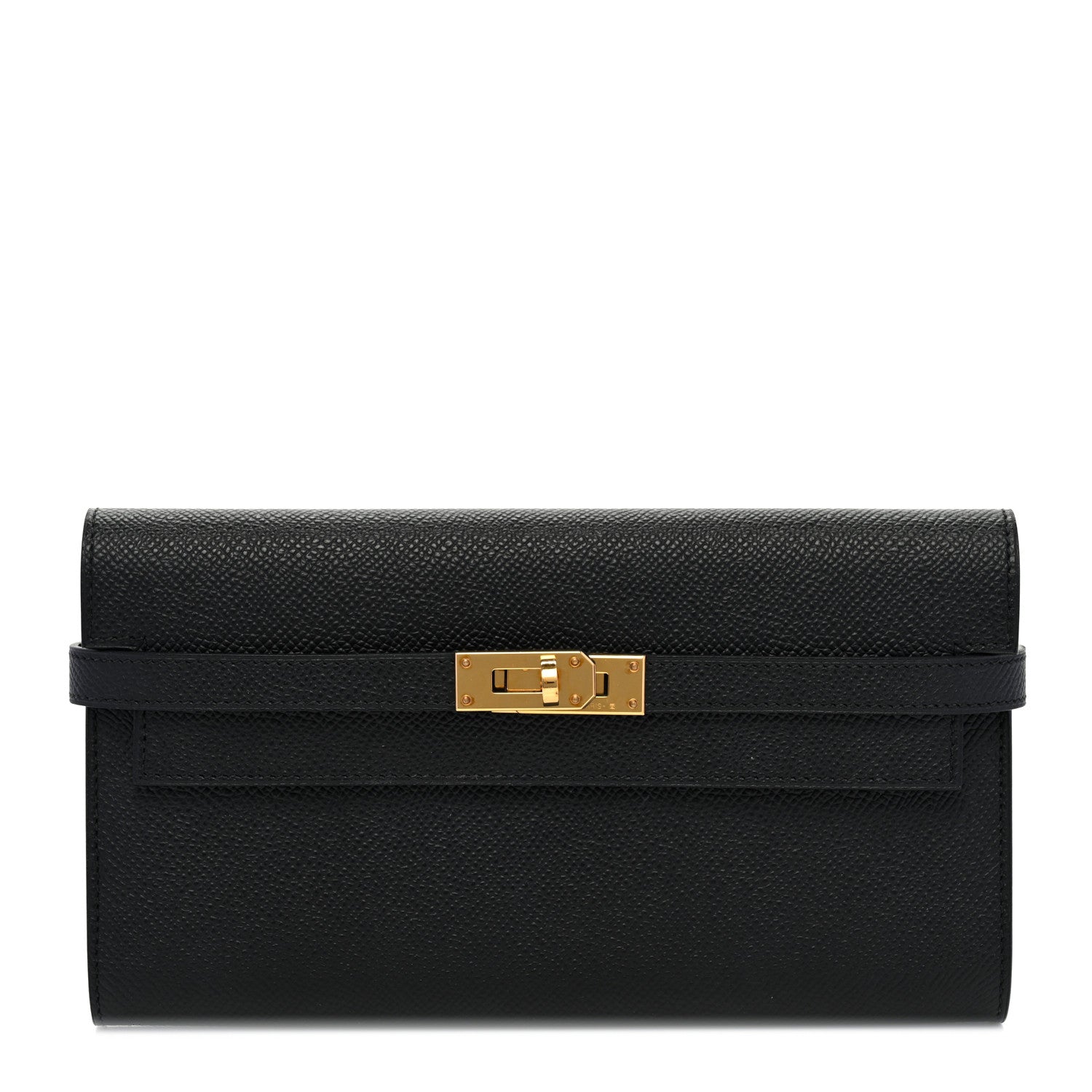 Hermes Epsom Kelly Longue Wallet Black 1 of 7