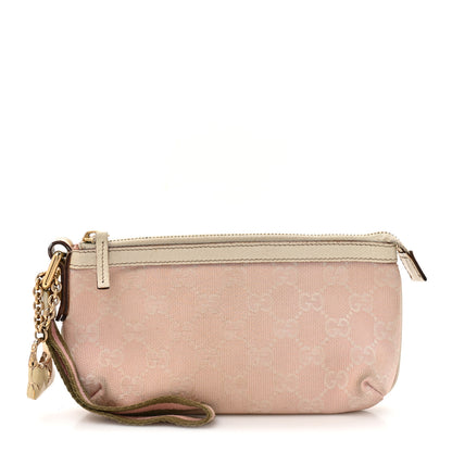 Gucci Monogram Jolicoeur Wristlet Pink 1 of 15