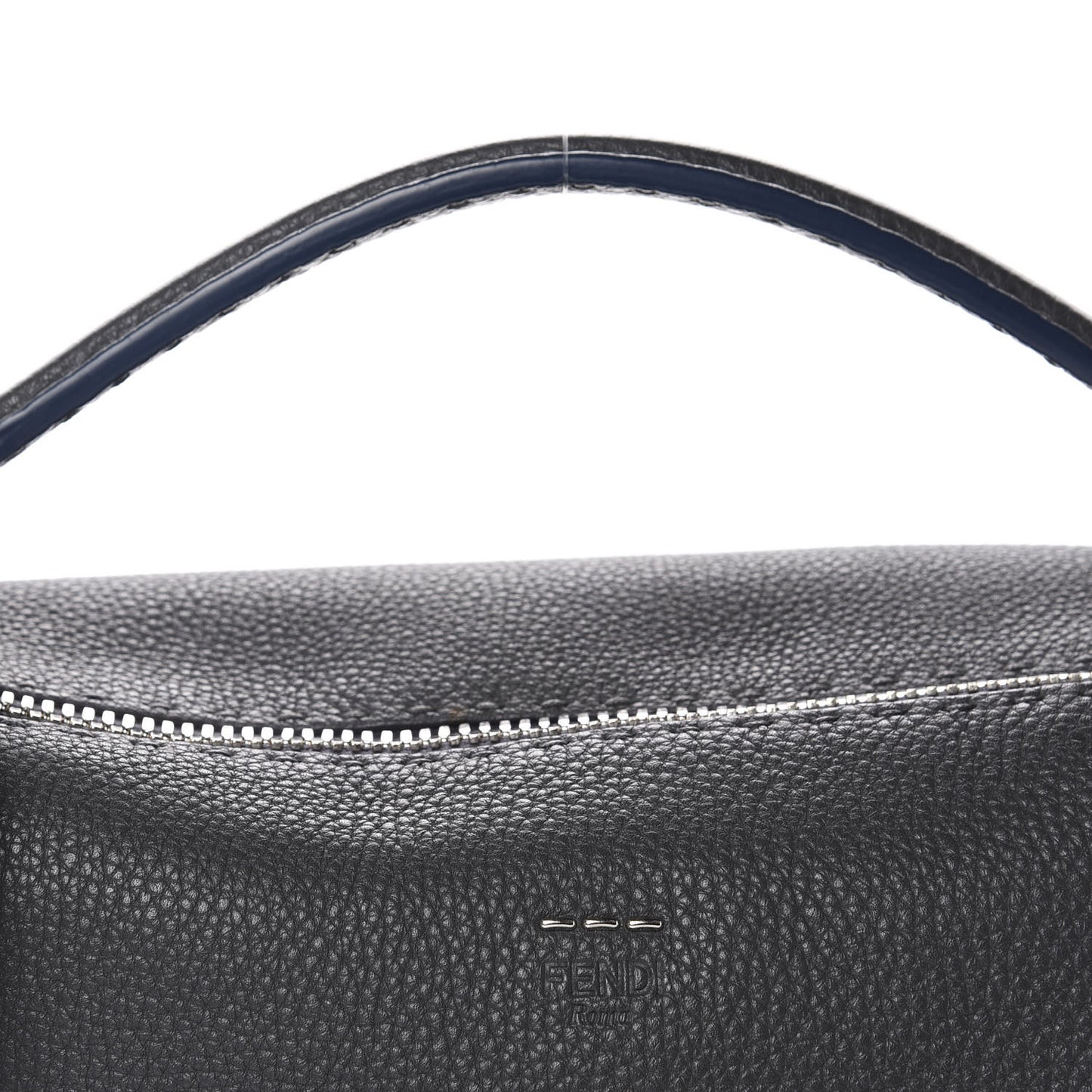 Cuoio Romano Selleria Lei Boston Tote Asfalto