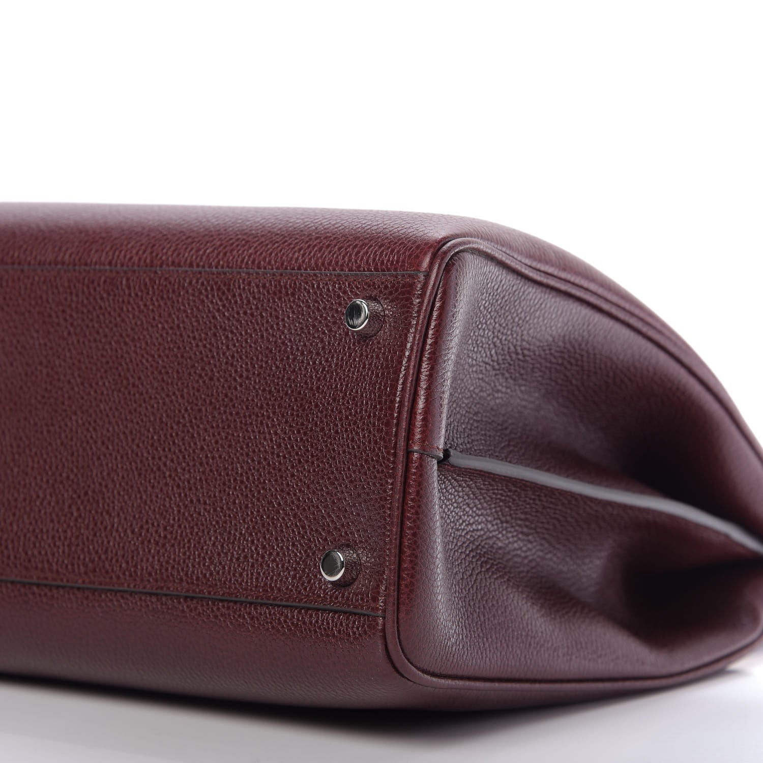 Gucci Grainy Calfskin Medium Zumi Top Handle Bag Vintage Bordeaux 7 of 9