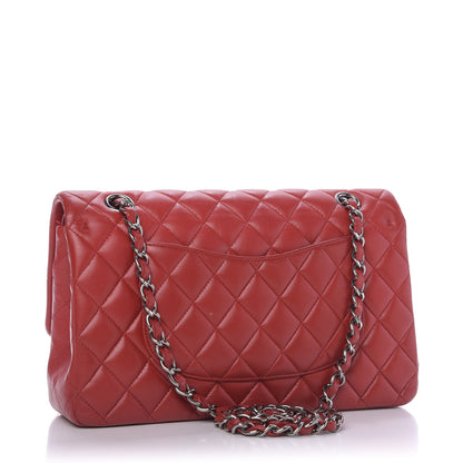 Chanel Lambskin Quilted Medium Double Flap Red 4 of 10