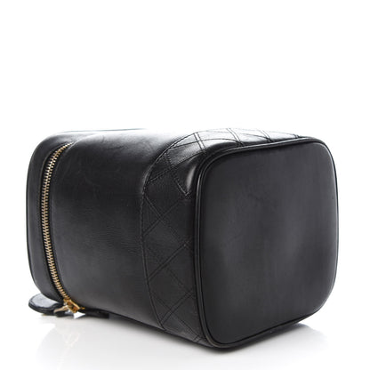 Chanel Lambskin Vanity Cosmetic Case Black 4 of 13