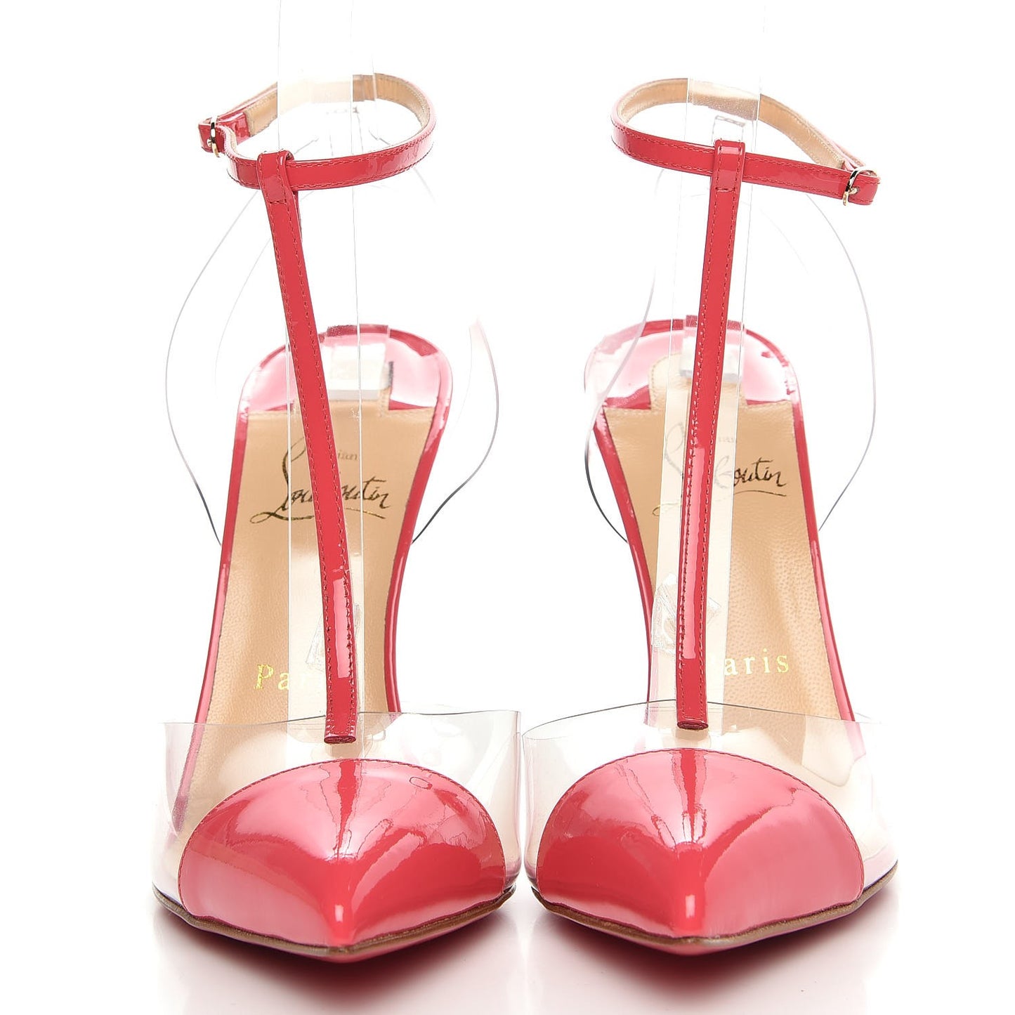Patent PVC Nosy 100 Pumps 37.5 Begonia
