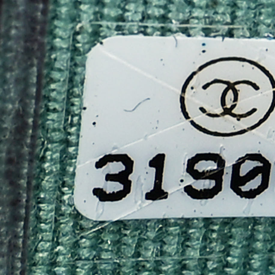 Chanel Lambskin Quilted Ombre Small Top Handle Vanity Case With Chain Blue Green 7 of 17