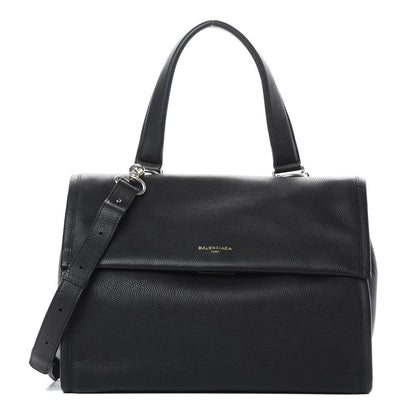 Balenciaga Veau Grana Medium Tool Satchel Black 1 of 12
