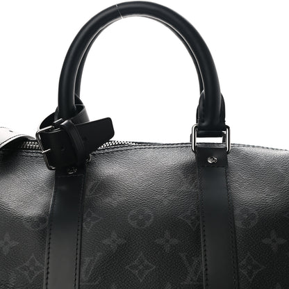 Louis Vuitton Monogram Eclipse Keepall Bandouliere 45 8 of 10