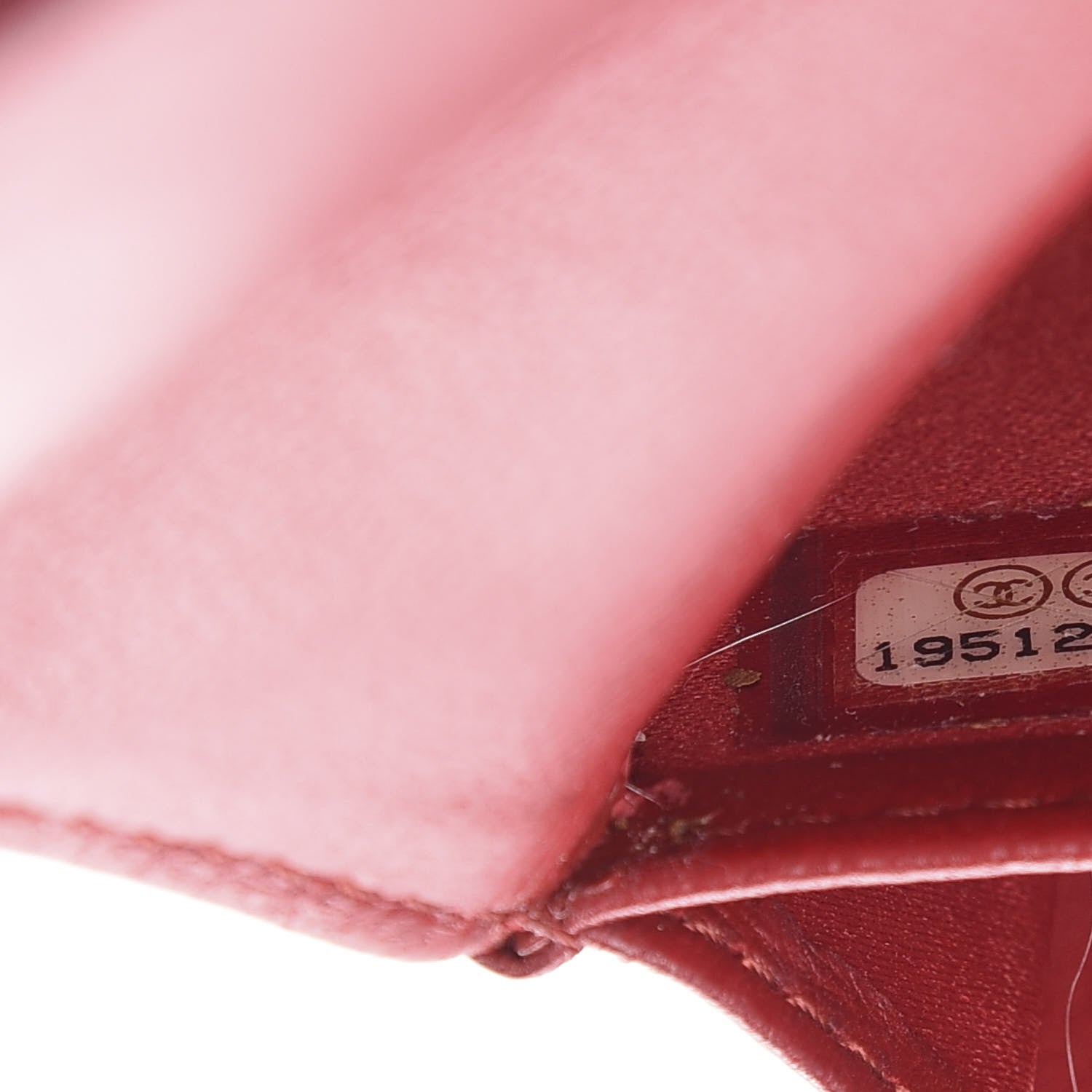 Chanel Lambskin Camellia Embossed Flap Wallet Red 7 of 17