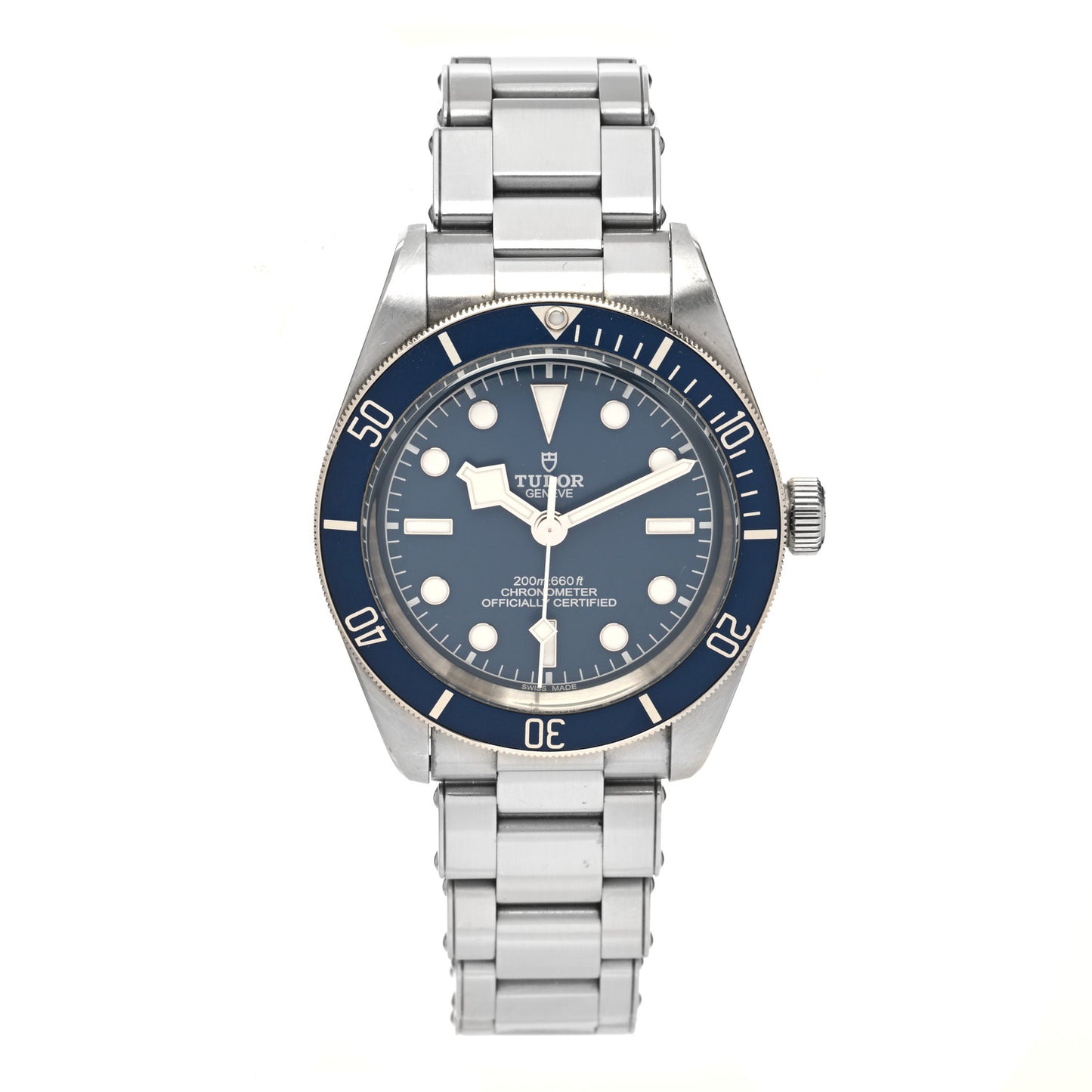 Stainless Steel 39mm Black Bay Fifty Eight Automatic Watch Blue 79030B