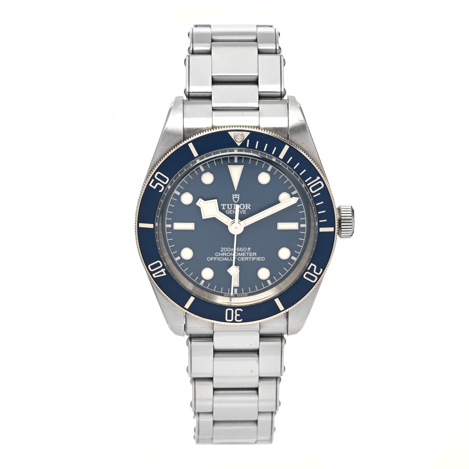 TUDOR Stainless Steel 39mm Black Bay Fifty Eight Automatic Watch Blue 79030B 1 of 5