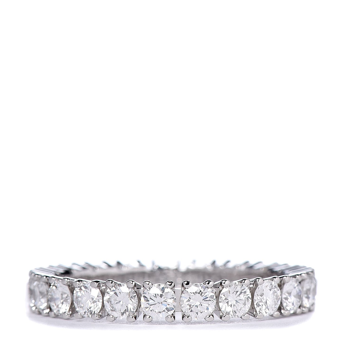 Platinum Diamond 1.58ct Eternity Ring 56 7.5