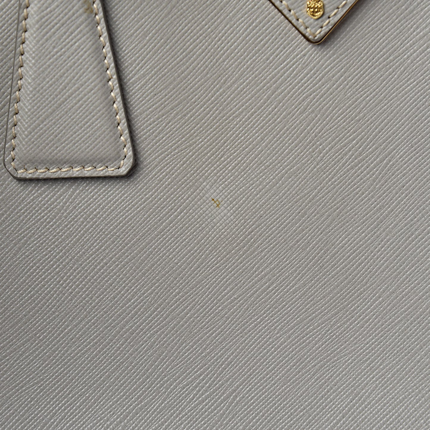 Saffiano Small Galleria Double Zip Tote Pomice