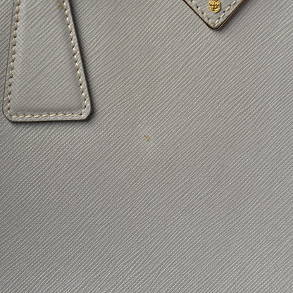 Prada Saffiano Small Galleria Double Zip Tote Pomice 15 of 16