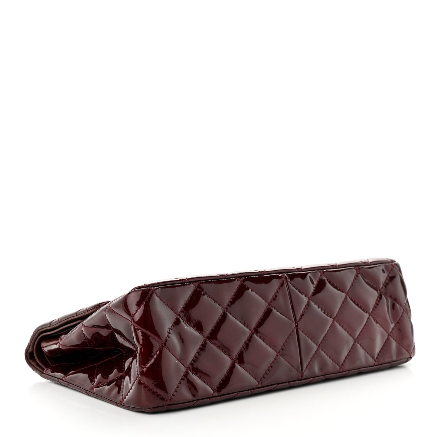Patent Quilted 2.55 Reissue 227 Flap Light Burgundy