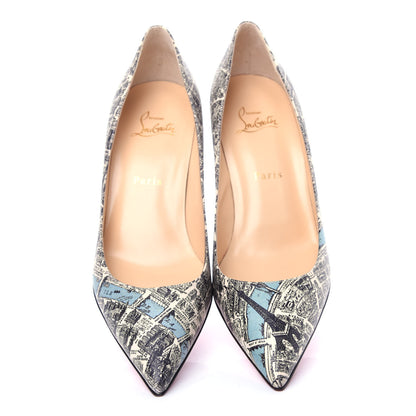 Christian Louboutin Pigalle Follies Plan De Paris 55 Pumps 39.5 Multicolor 5 of 9