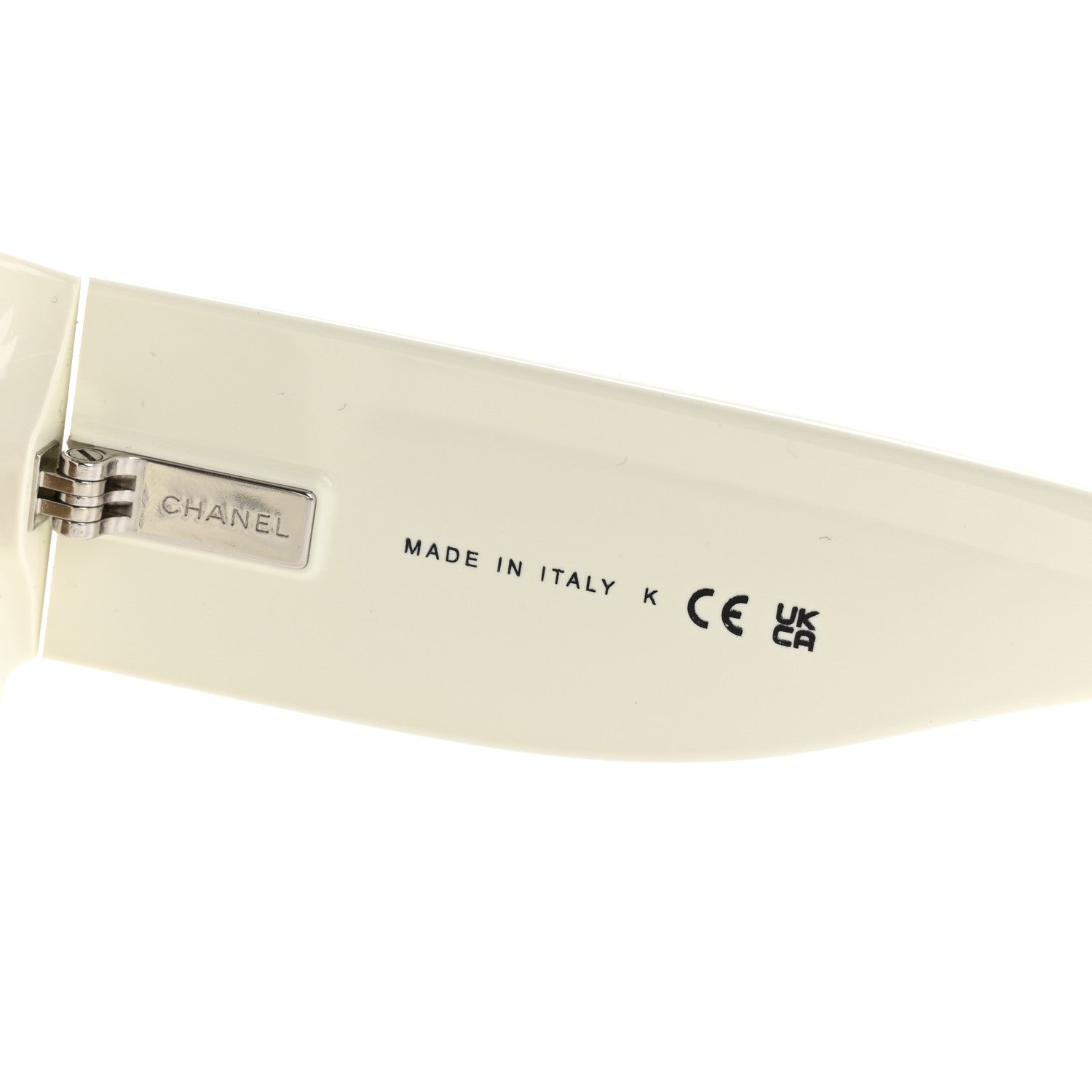 Chanel Acetate Square Sunglasses 6058 Black White 5 of 8