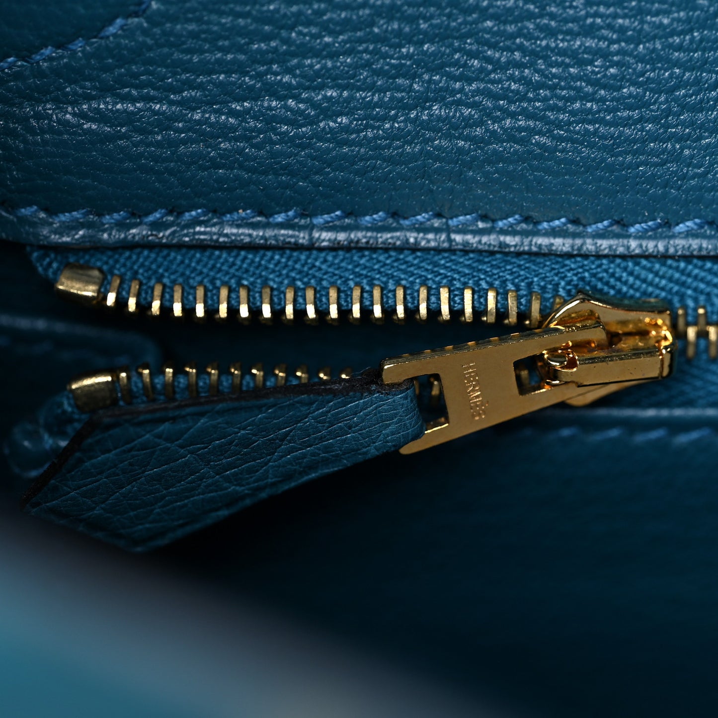 Ostrich Birkin 30 Cobalt