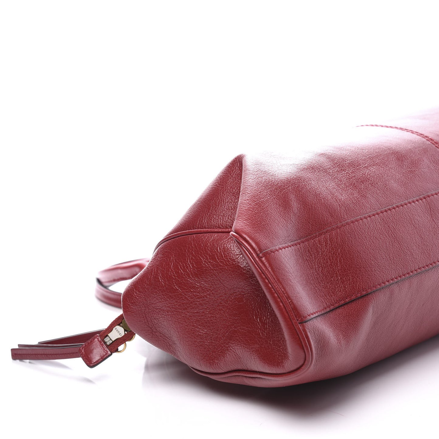 Calfskin Large Re(Belle) Top Handle Bag Red