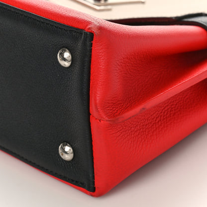 Louis Vuitton Soft Calfskin Lockme Ever BB Kabuki Red Quartz Black 8 of 10