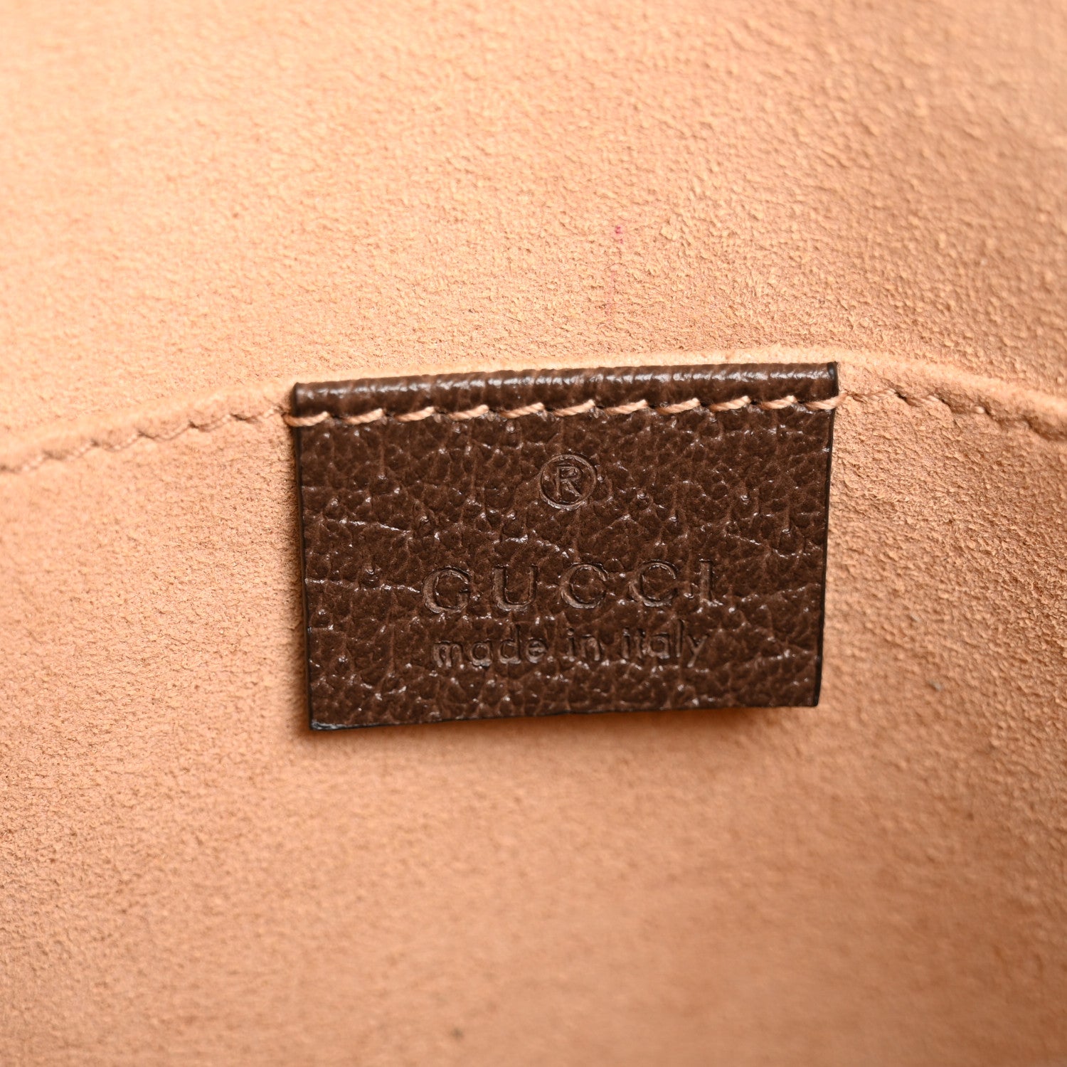 Gucci GG Supreme Monogram Web Ophidia Pouch Brown 6 of 12