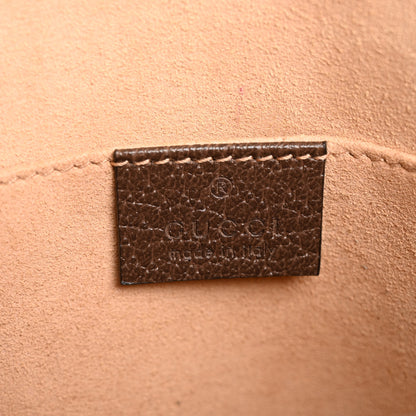 Gucci GG Supreme Monogram Web Ophidia Pouch Brown 6 of 12