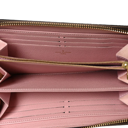 Louis Vuitton Damier Ebene Zippy Wallet Rose Ballerine 5 of 8