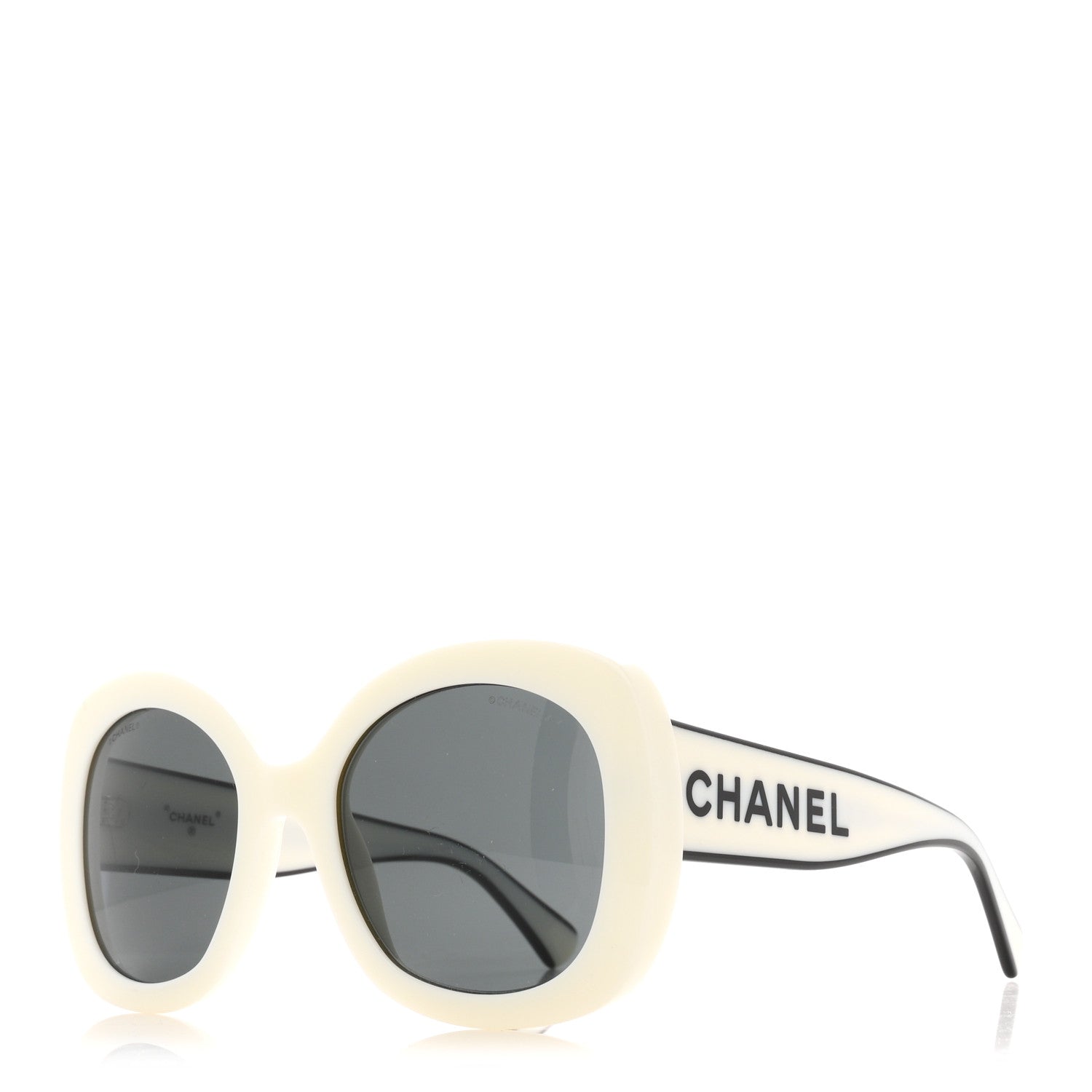 Chanel Acetate Sunglasses 71414 White 1 of 7
