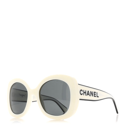 Chanel Acetate Sunglasses 71414 White 1 of 7
