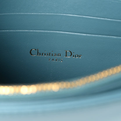 Christian Dior Calfskin Macrocannage Mini Caro Bag Horizon Blue 6 of 10