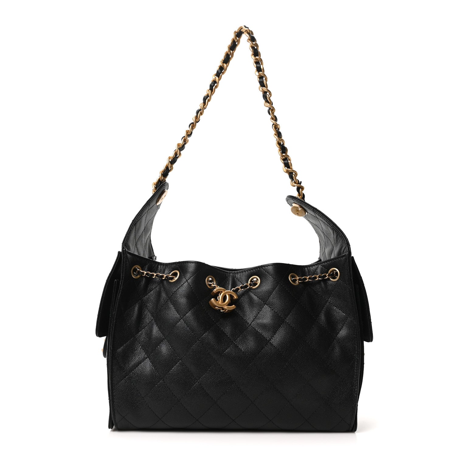 Chanel Caviar Quilted Small Chanel 25 Handbag Black 1 of 11