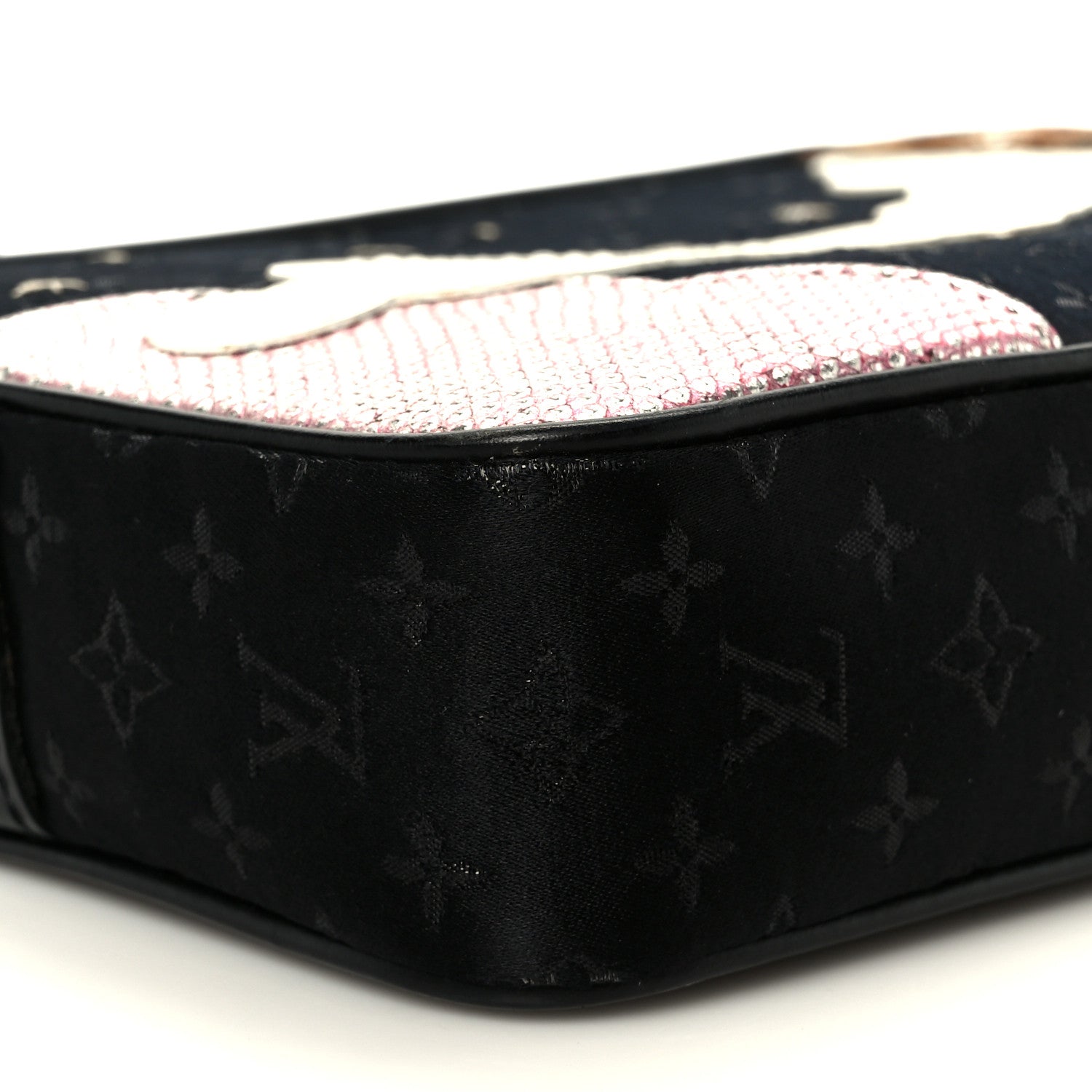 Louis Vuitton Satin Mini Monogram Conte De Fees Pochette Black 9 of 10