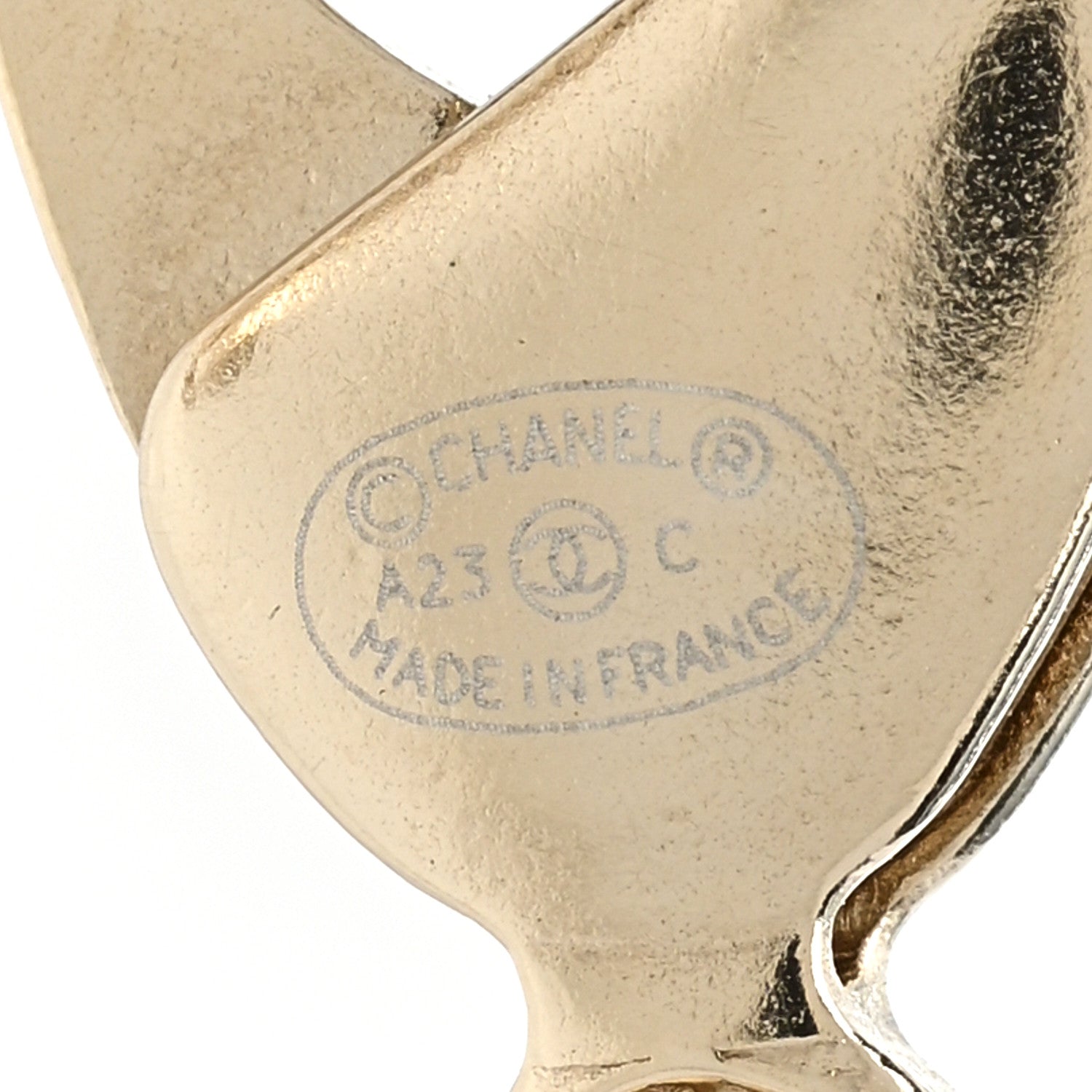 Chanel Crystal CC Chain Belt 75 30 Gold Pink Yellow Blue 4 of 4