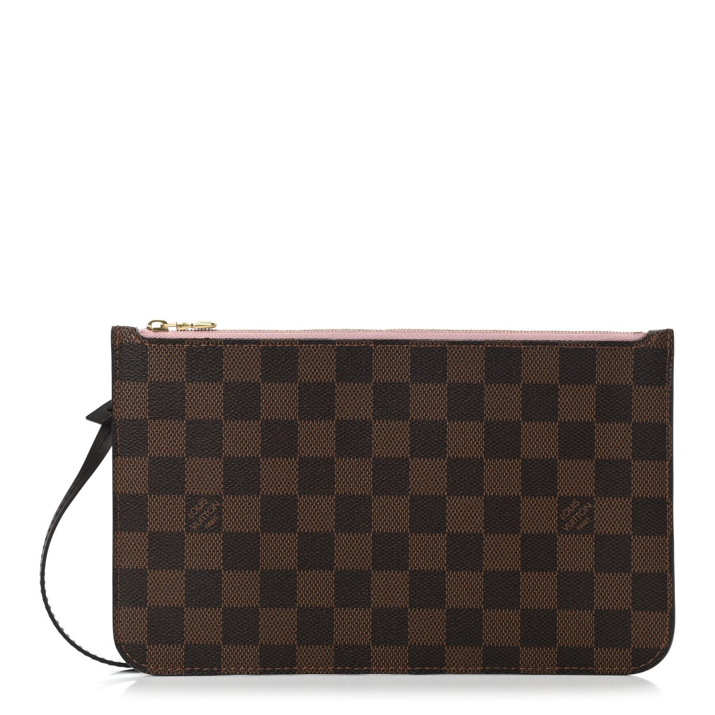 Damier Ebene Neverfull MM GM Pochette Rose Ballerine
